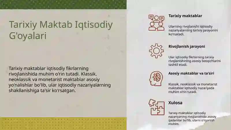 GERMANIYADAGI TARIXIY MAKTAB IQTISODIY G'OYALARINING MOHIYATI 3