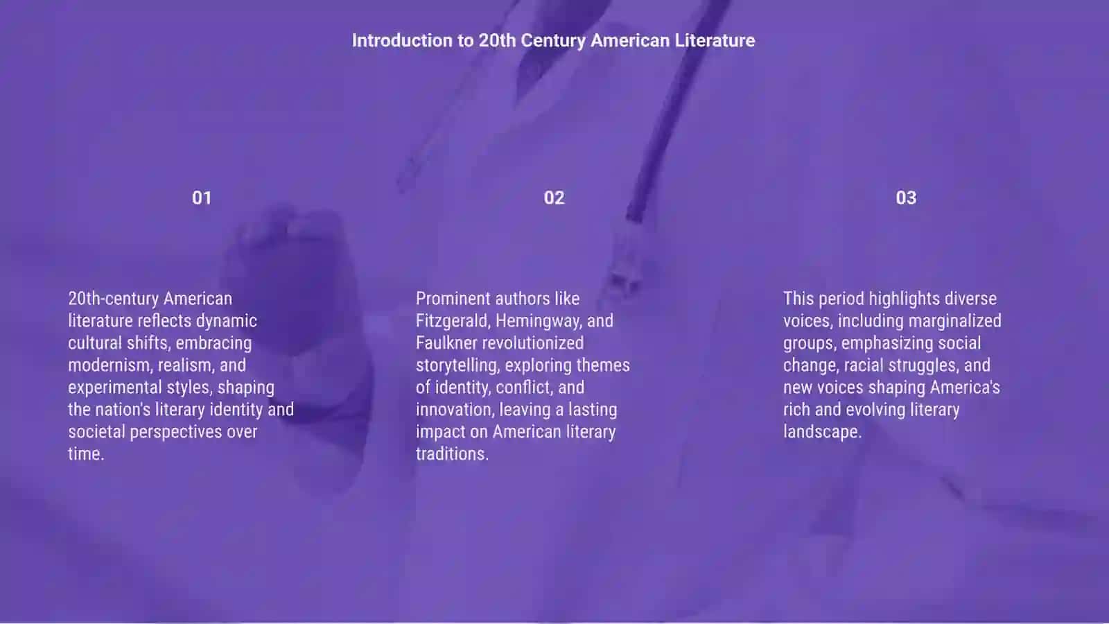 AMERICAN LITERATURE in XX CENTURY 3