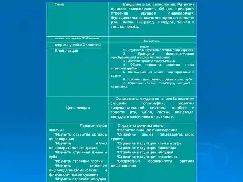 Введение в спланхнологию 3