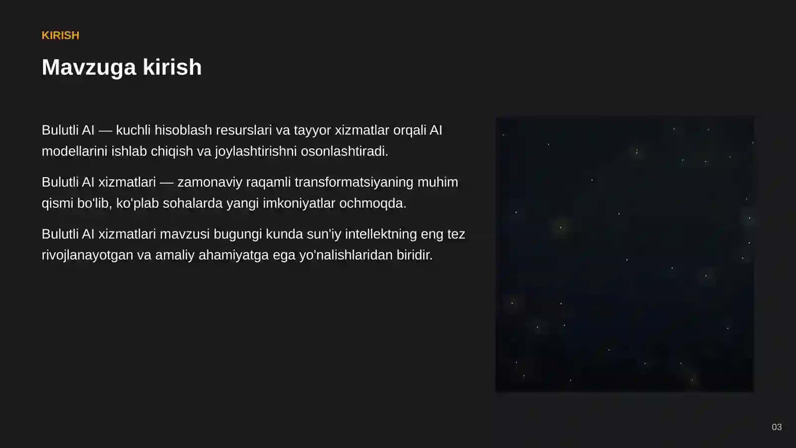 Bulutli AI xizmatlari: asoslari va qo'llanilishi 3