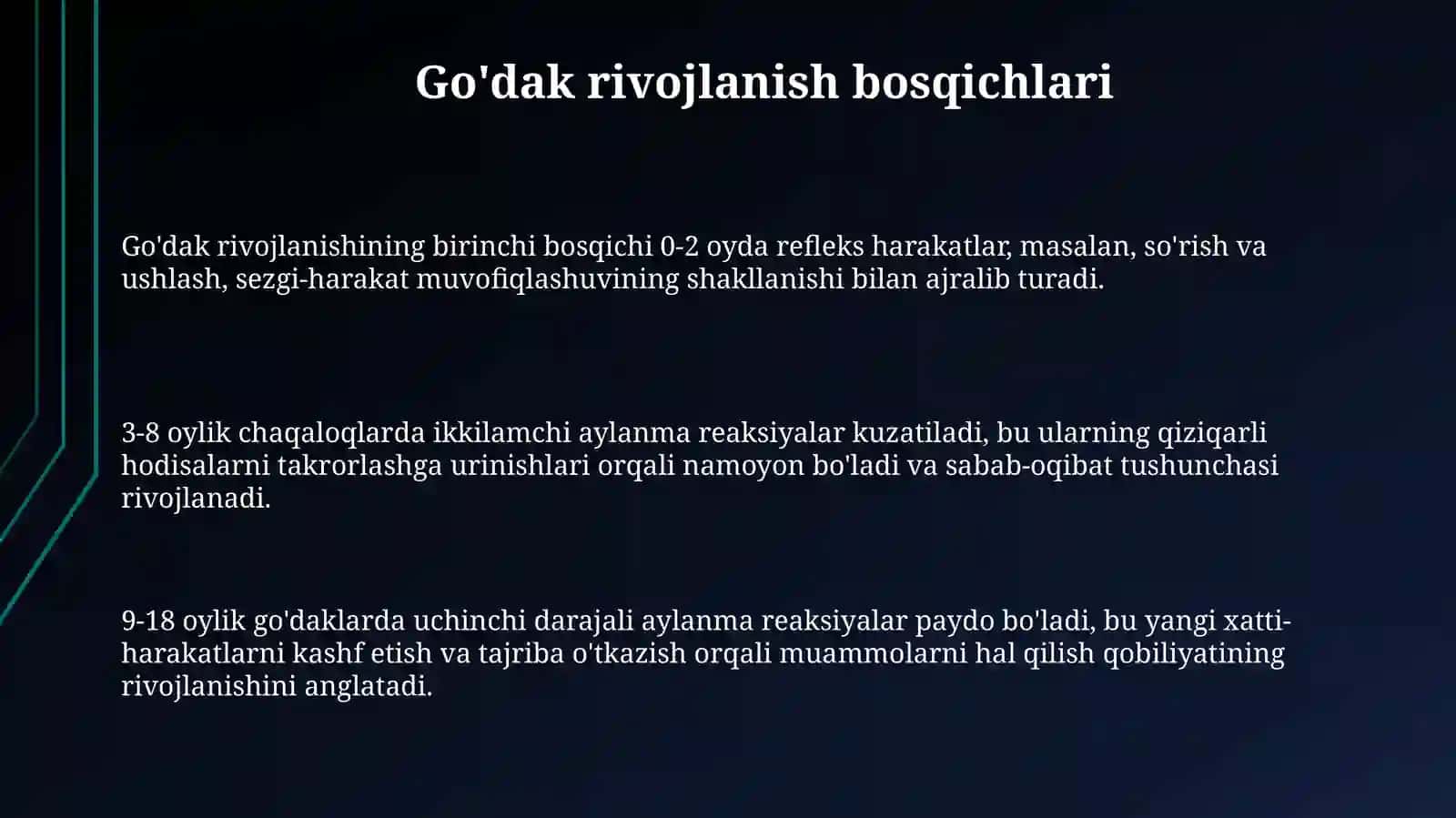 Go'daklik davri pisixologiyasi 3