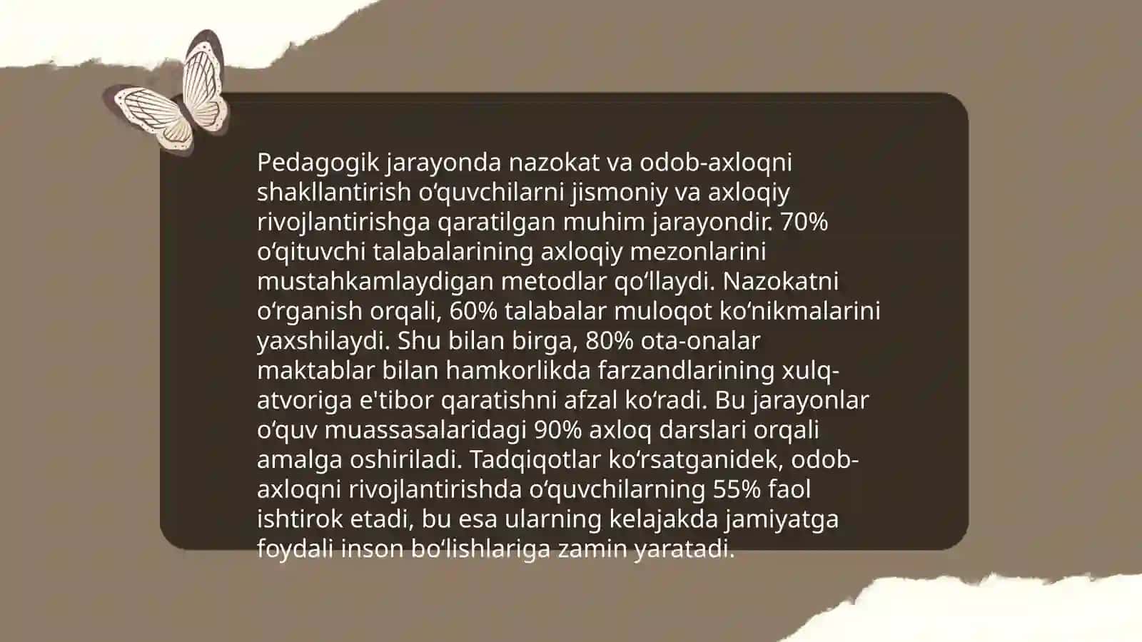 Pedagogik nazokat va odob-axloq 3