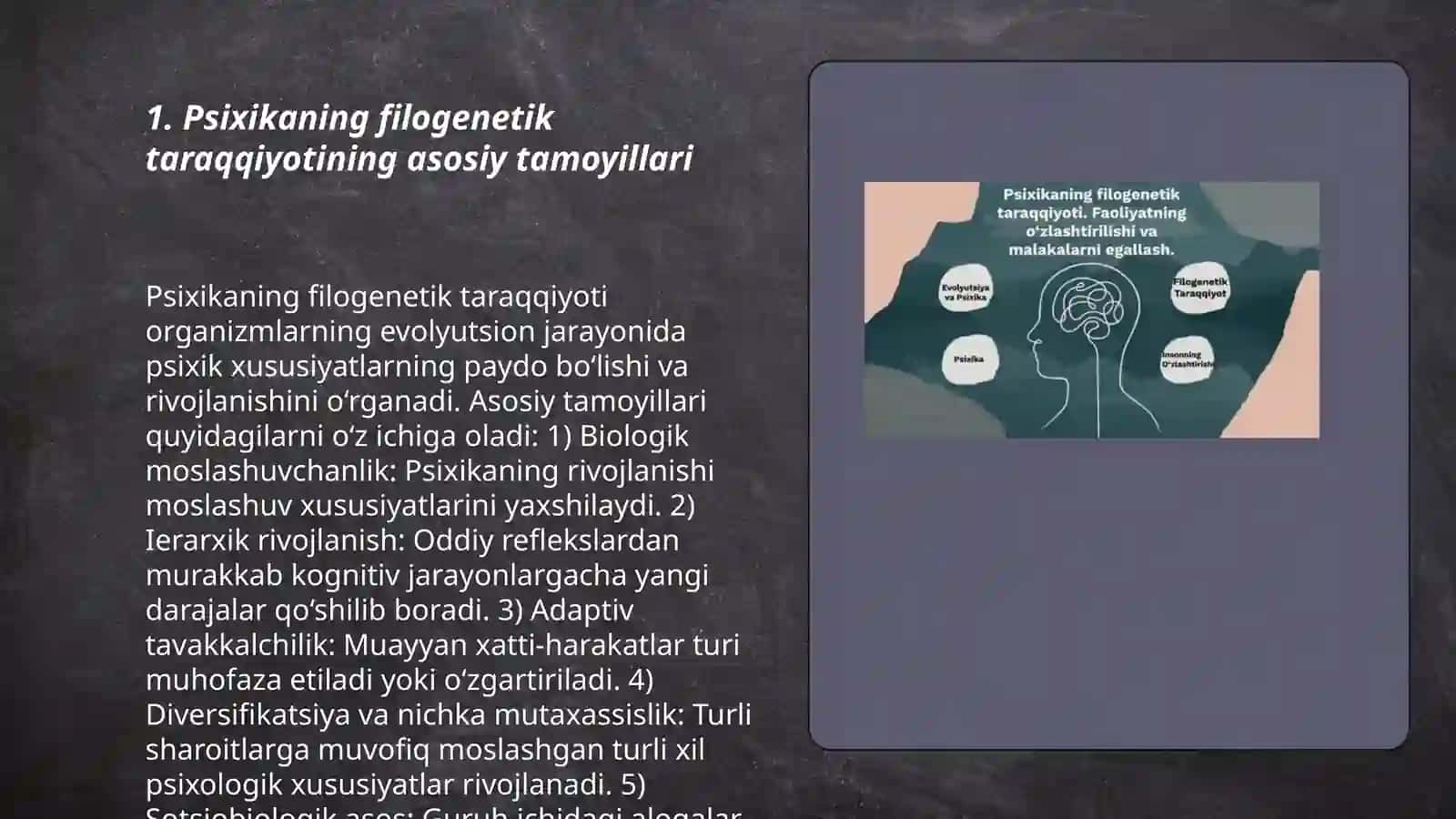 Psixikaning filogenetik taraqqiyoti 3
