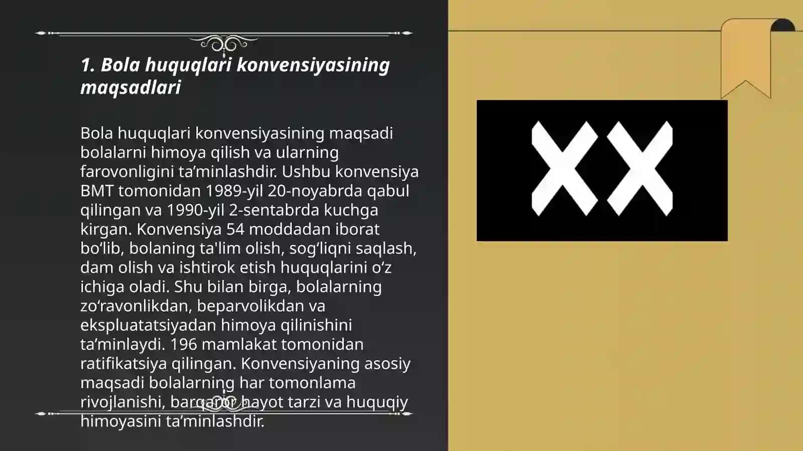 BMTning Bola huquqlari tògʻrisidagi konvensiyasi 3