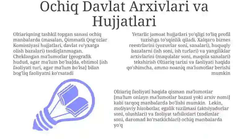 Ochiq Davlat Arxivlari va Hujjatlari 3