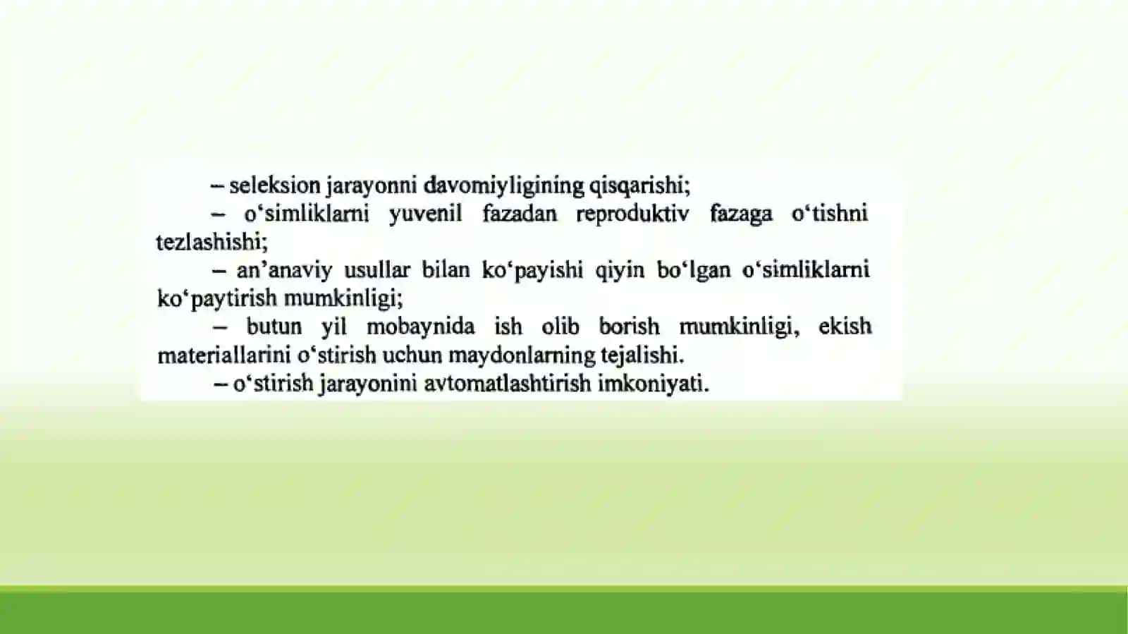 O‘simliklarni klonli mikroko’paytirish 3