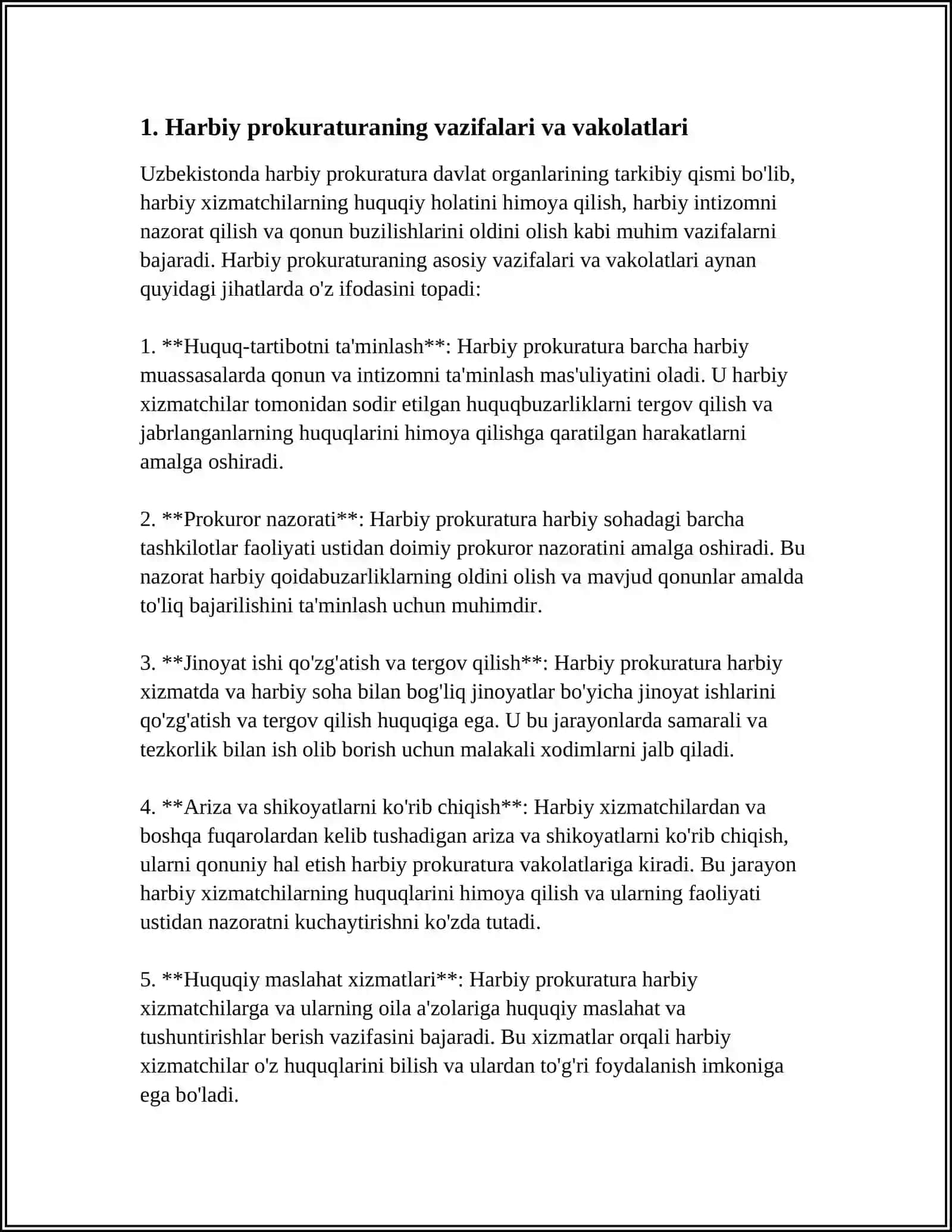 HARBIY PROKURATURA 3