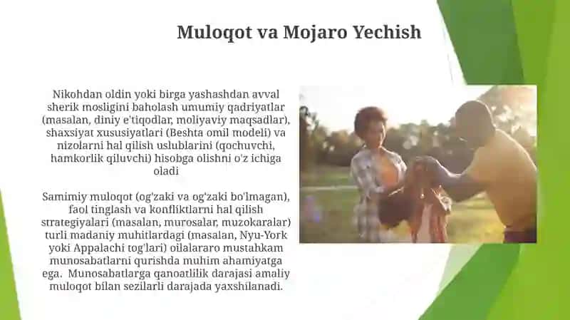 Muloqot va Mojaro Yechish 3