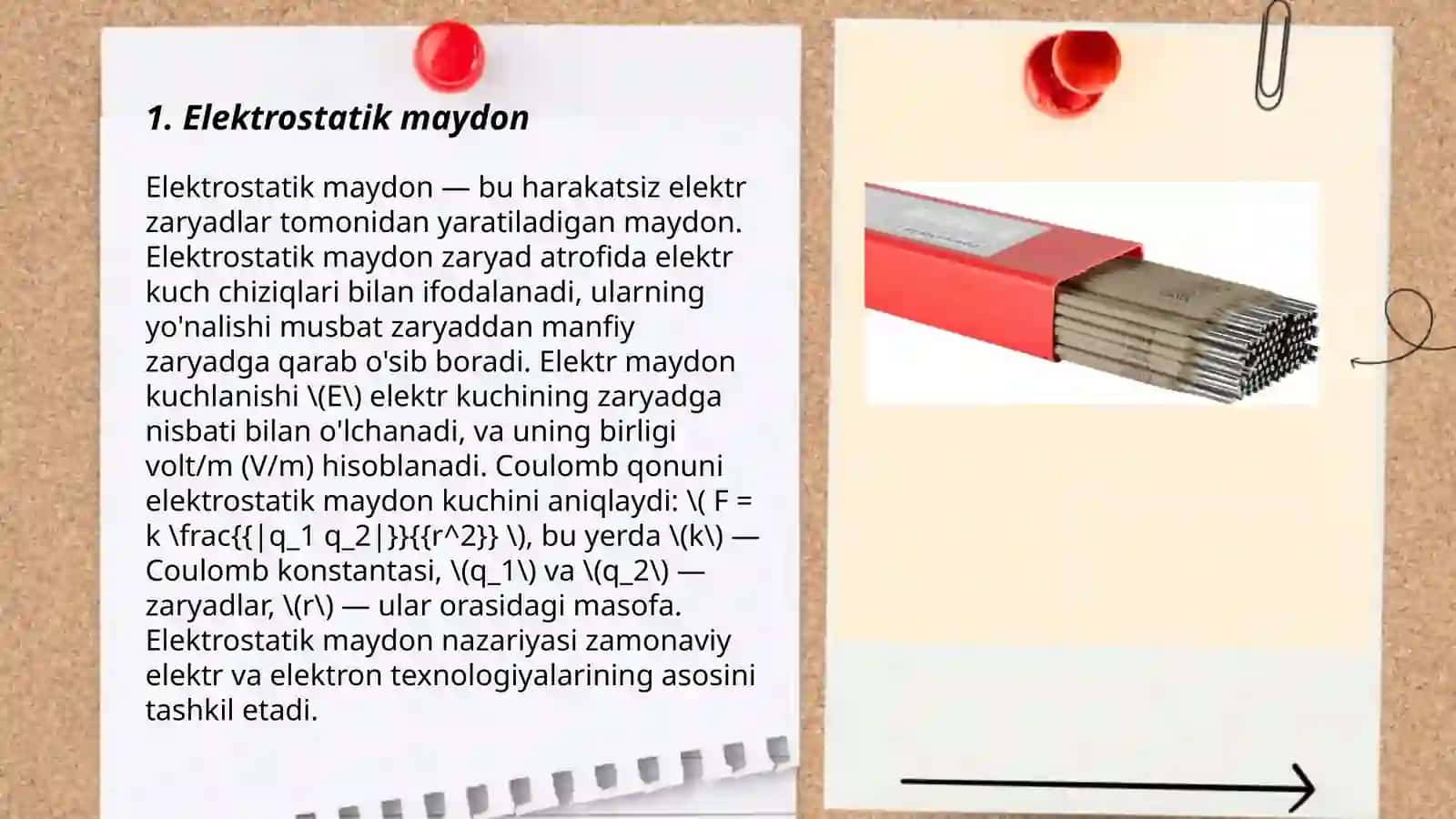 Elektrostatik maydon 3