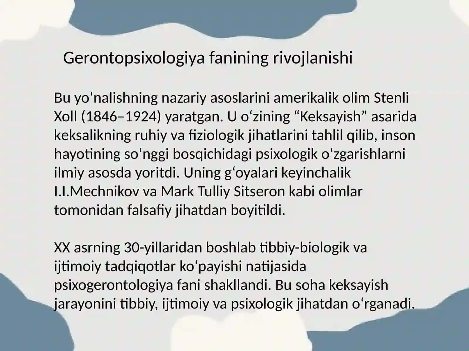 GERONTOPSIXOLOGIYA 3