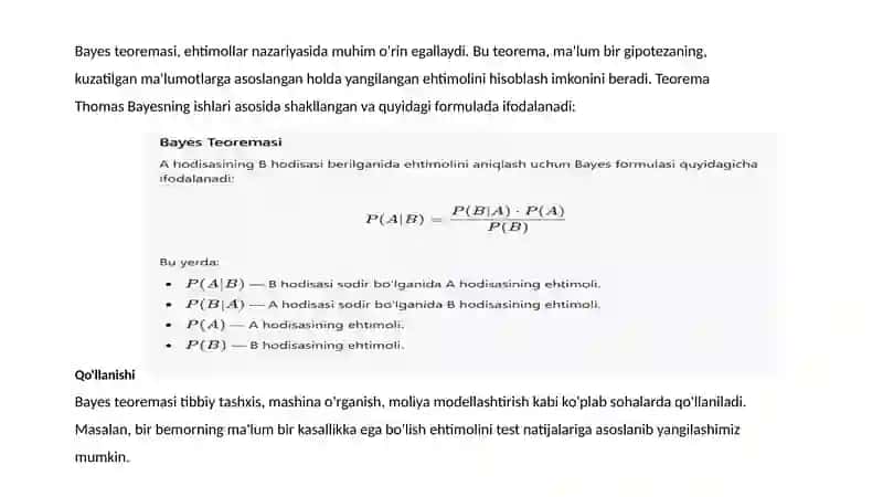 Bayes taqsimoti 3