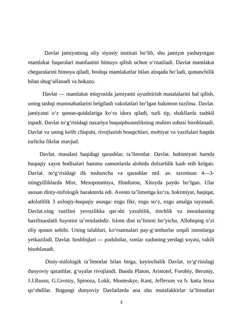 Davlatchilikning kelib chiqishi haqida nazariyalar 3