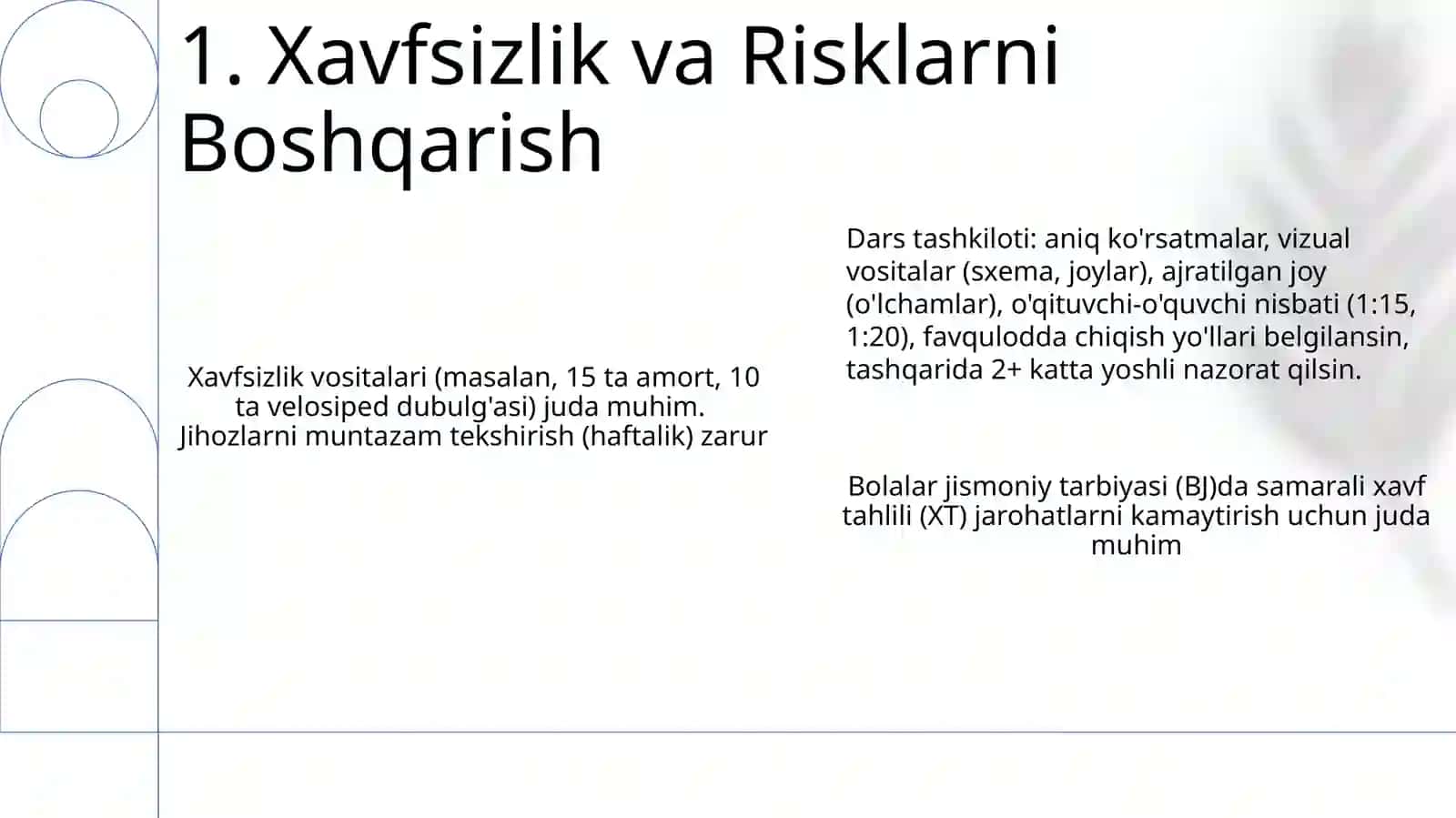 Boshlang'ich sinflarda jismoniy tarbiya darslarini tashkil etish 3