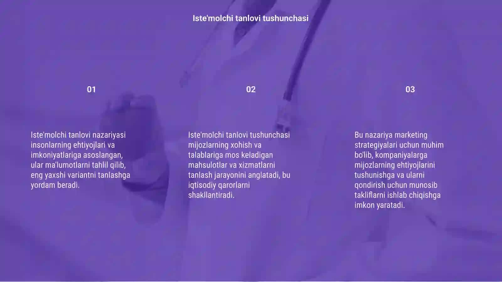 Iste'molchi tanlovi nazariyasi 3