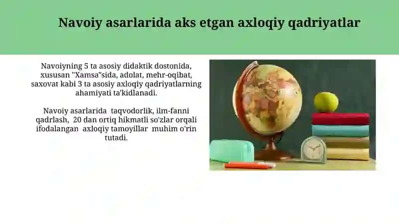 Navoiyning pedagogik qarashlari 3