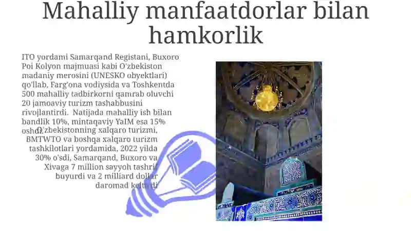 Xalqaro Turizm Tashkilotlarning O'rni 3
