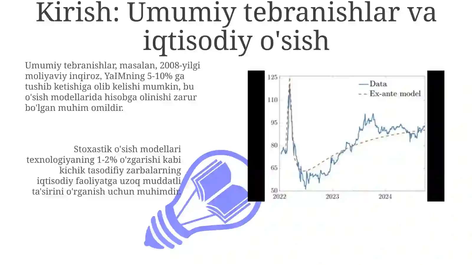 Agregat tebranish stoxastik o'sish modeli 3