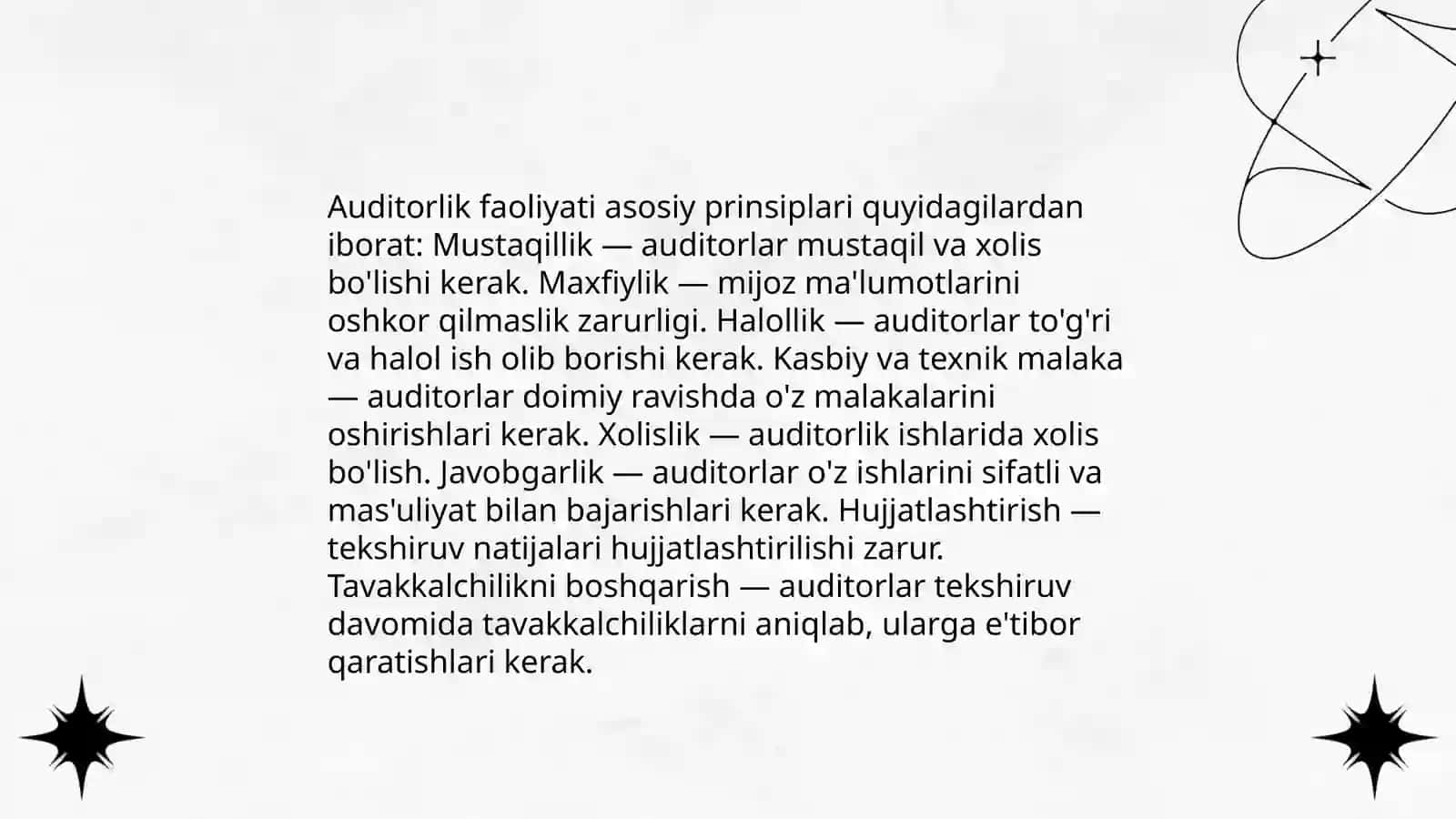 Auditorlik kasb etikasi 3
