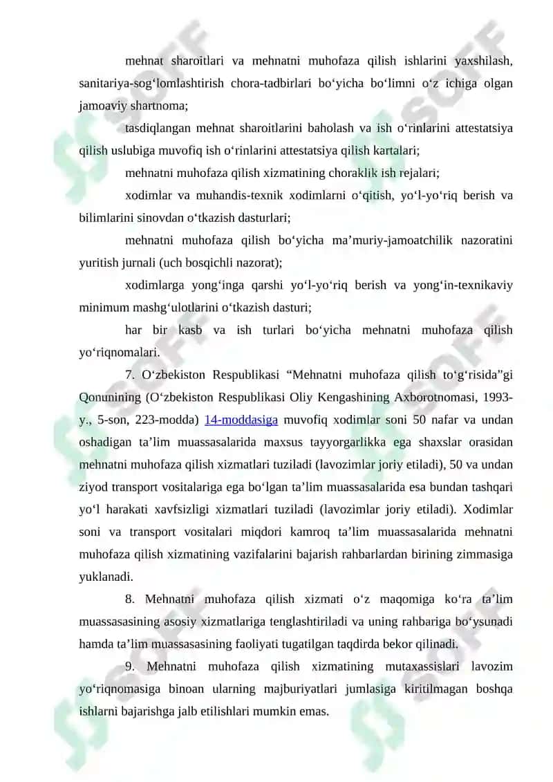 Mashg'ulotlar o'tkazish 3