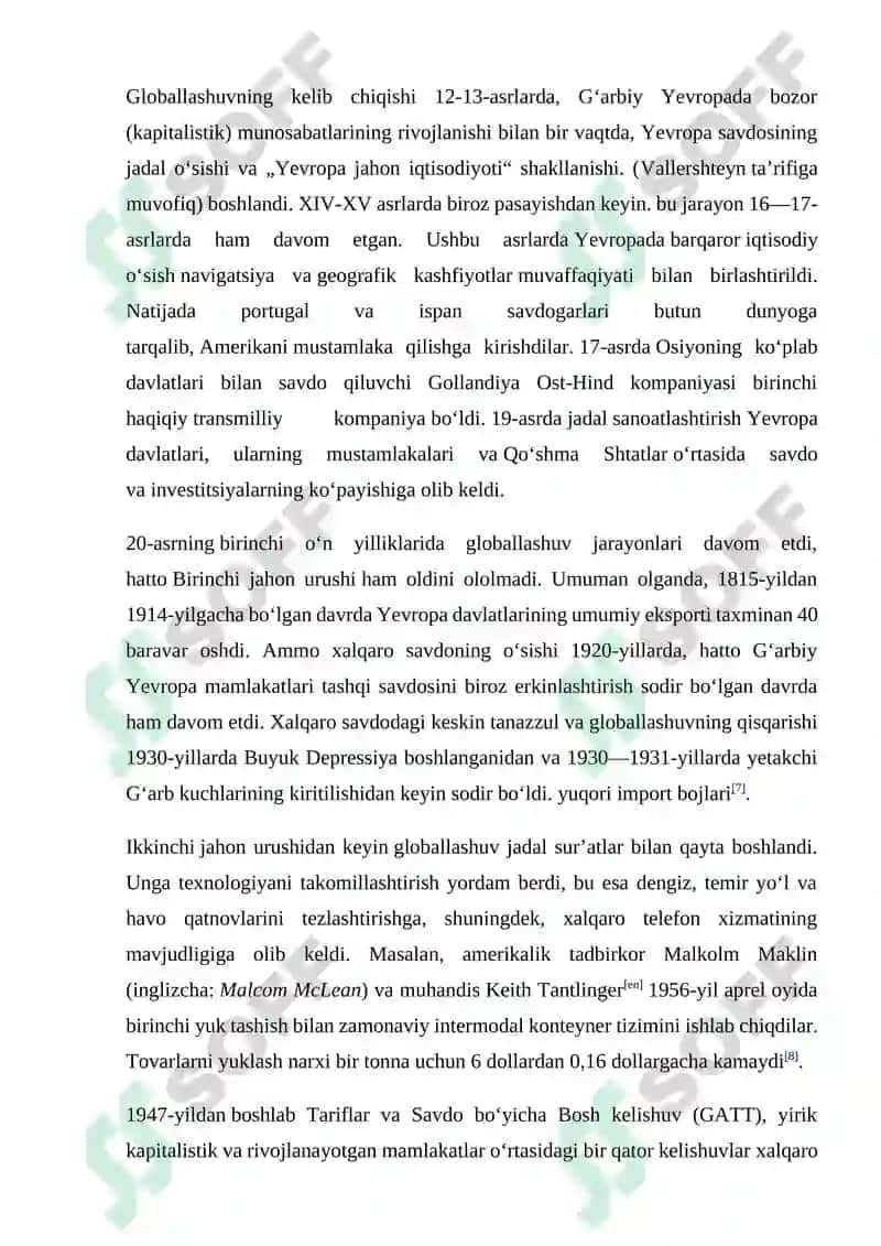 Globallashuvning iqtisodiy o‘sishga ta’siri 3
