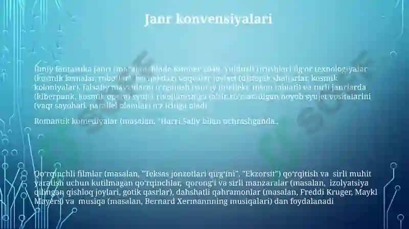 Ilmiy fantastika janri 3