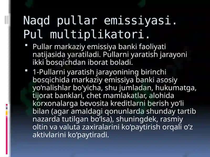 Pul-Kredit tizimi va banklar 3