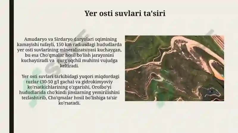 Yer osti suvlari ta'siri 3