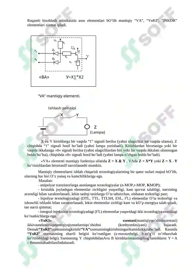 Raqamli texnika negiz elementlarini tadqiqi 3