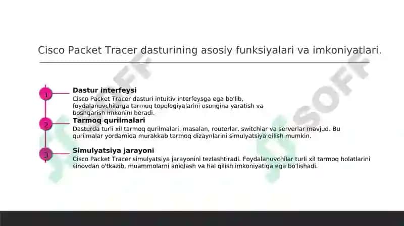 Cisco Packet Tracer dasturi 3