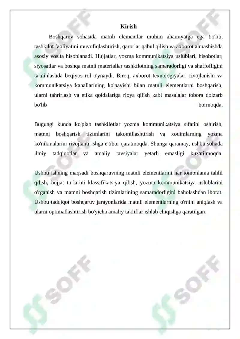 Boshqaruvning Matnli Elementlari 3