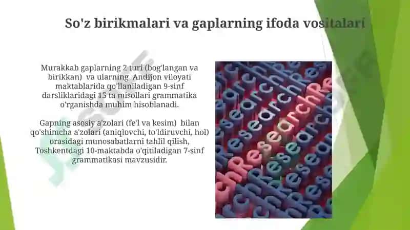 Grammatik ma'no ifodalovchi vositalar 3