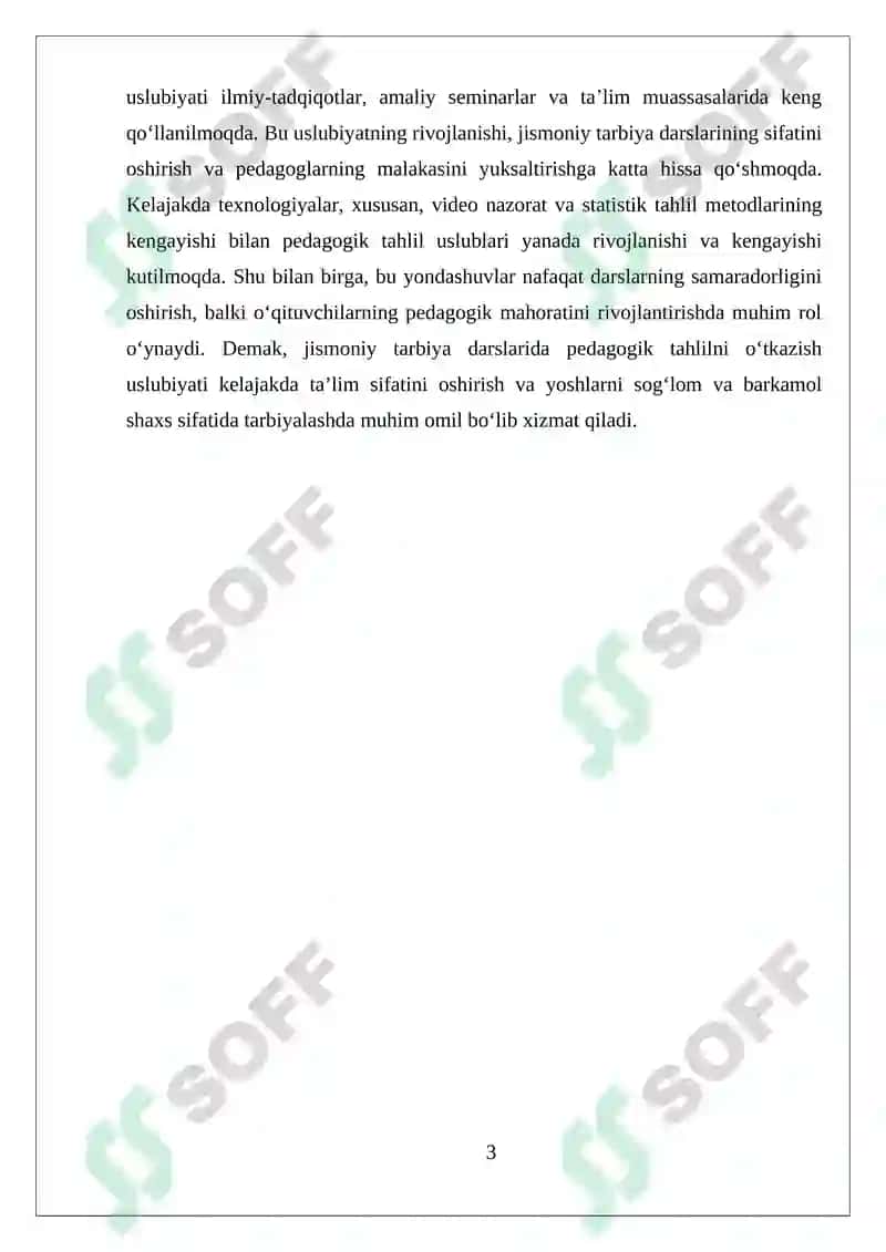 PEDAGOGIK TAHLIL O‘TKAZISH USLUBIYATI 3