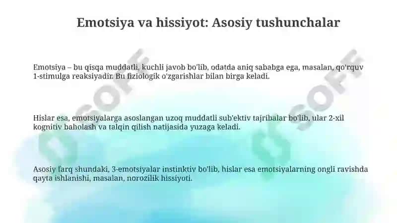 Emotsiya va hissiyot 3