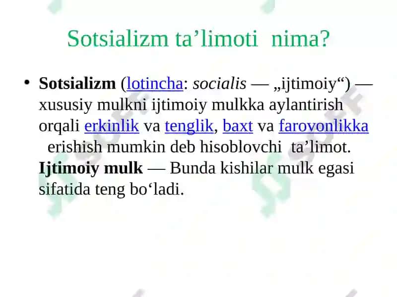 Sotsializm Ta'limoti 3