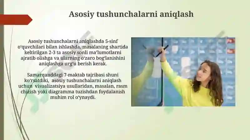 Matnli masalalar yechishga o‘rgatish metodikasi 3