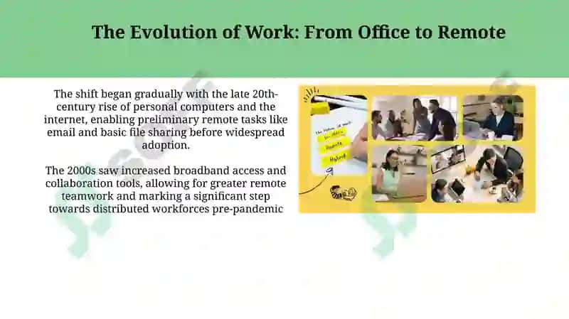 The future of work: Remote vs. Office-Based Environments 3