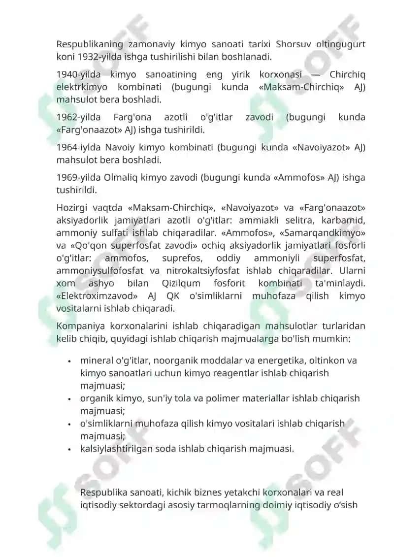 Gaz kimyo sanoati vujudga kelish tarixi 3