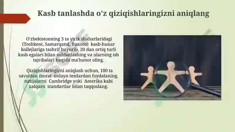 Kasb tanlash sirlari 3