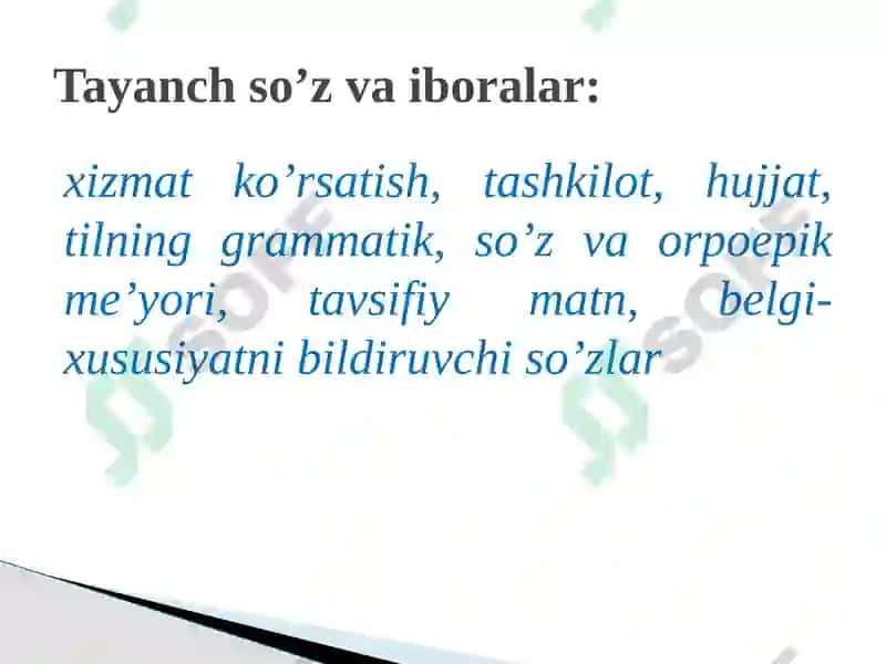 Tavsifnoma va tavsianoma matni 3