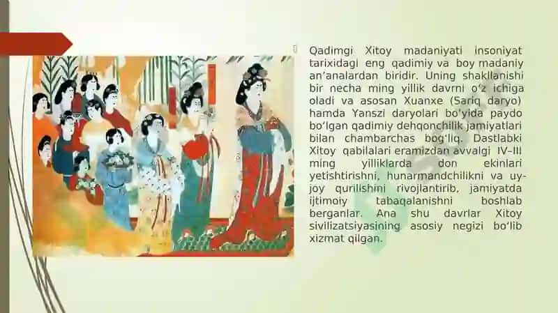 Qadimgi Xitoy madaniyati 3