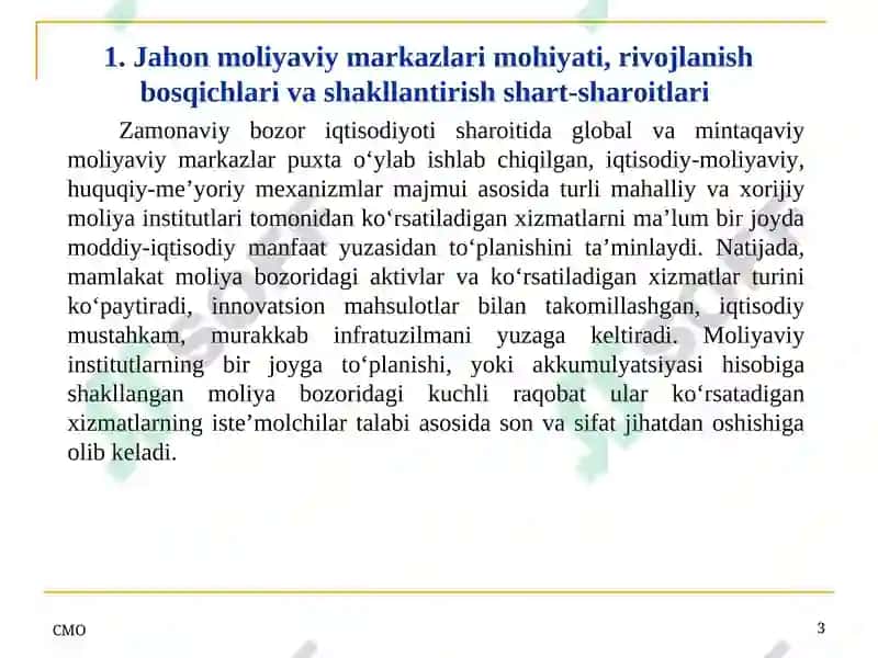 Xalqaro valyuta -kredit va moliya tashkilotlari 3