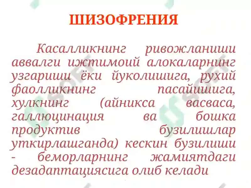 Шизофрения 3