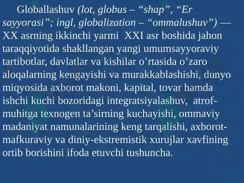 Globallashuvning asosiy davrlari 3