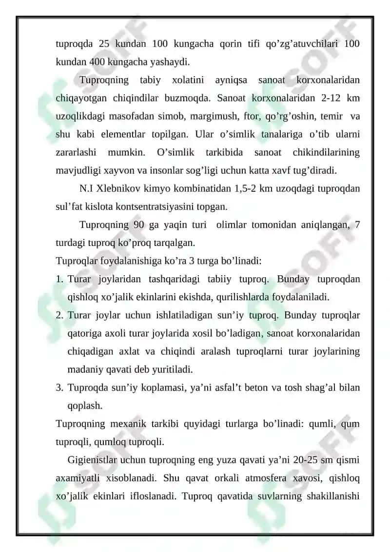 Tuproqni Ifloslantiruvchi 3