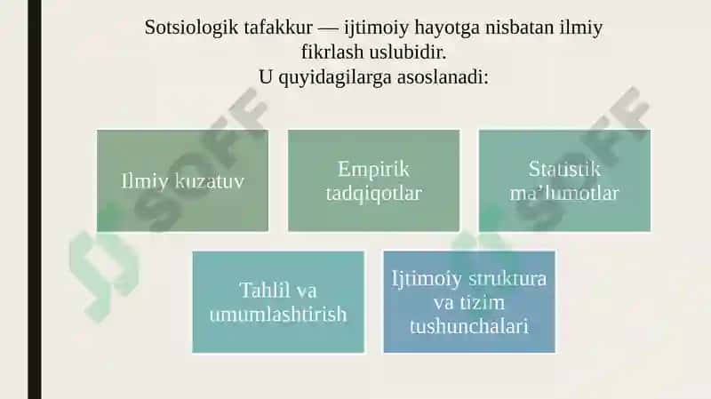 sotsiologik tafakkurning shakllanishi 3