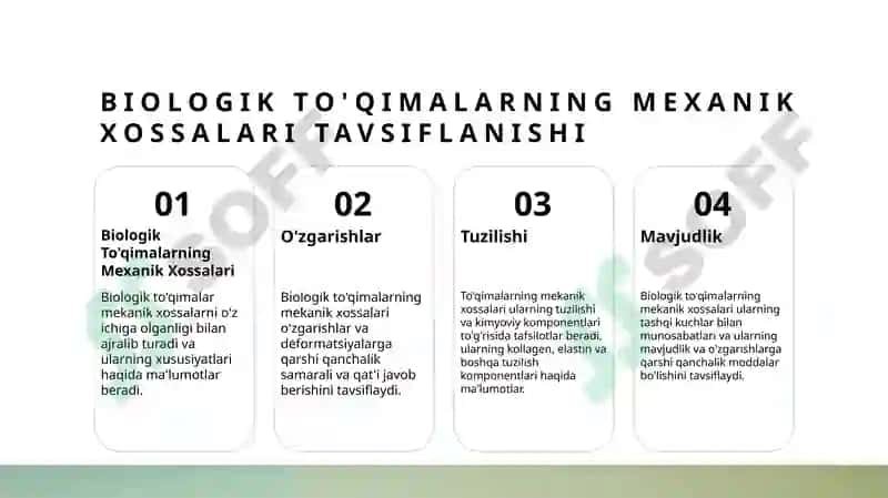 Biologik to‘qimalarning mexanik xossalari 3