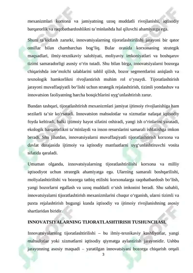 INNOVATSIYALARNING TIJORATLASHTIRISH MEXANIZMLARI 3