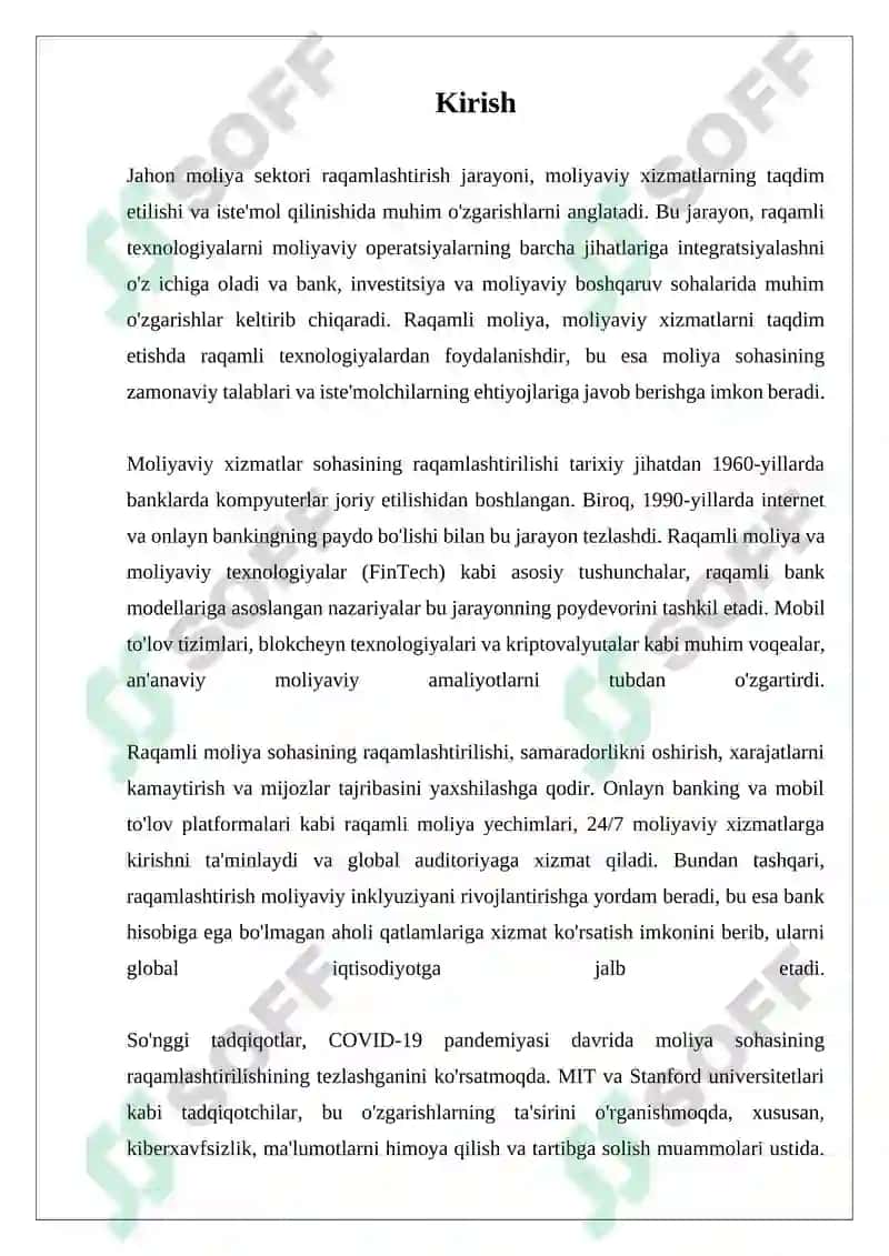 Jahon moliya sekt orini raqamlashtirish samaradorligi 3