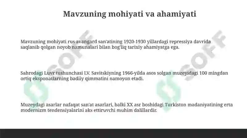 Sahrodagi Luvr: I.V. Savitskiy muzeyiga kirish 3