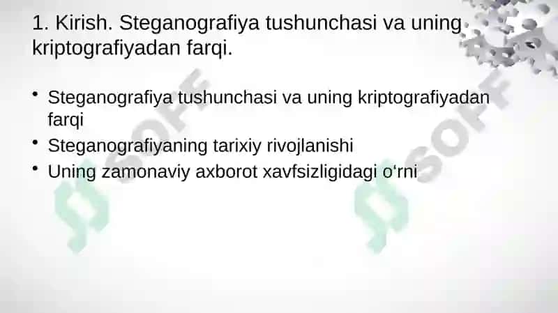 Steganografiyaning asosiy vazifalari 3